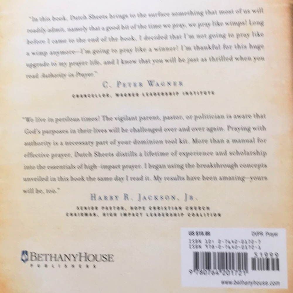 Authority In Prayer: Praying with Purpose Book - Picture 8 of 9